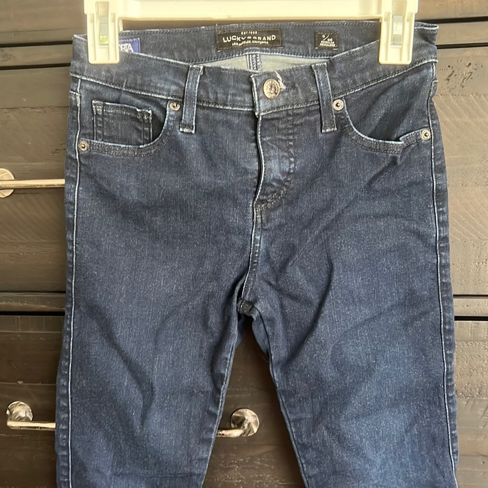 Lucky Brand Ava Skinny Dark Blue Jeans
